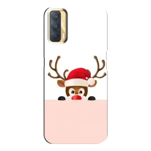 Чохол Санта Клаус для Oppo A33 (Оленя)