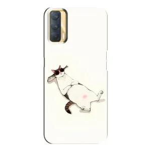 Чехол на тематику: Коты для OPPO A33 (Отдых)