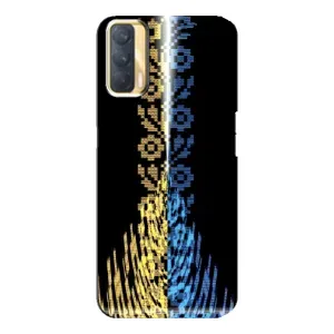 Силиконовый Чехол на Oppo A33 (Патриотическая вышиванка)