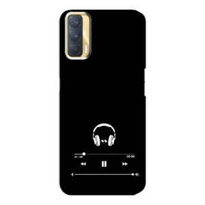 Чохол з картинками на чорному фоні для Oppo A33 (Плеєр)