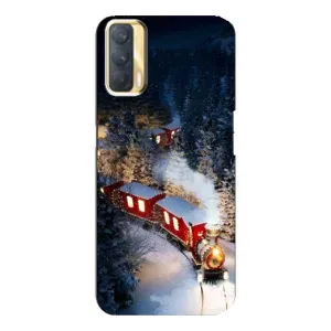 Силіконовий бампер на різдво для Oppo A33 (Потяг)