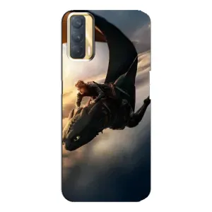 Чохол дракон Беззубик для Oppo A33 (Політ Беззубика)
