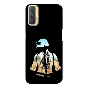 Чохол з картинкою "Герой Pubg" на Oppo A33 (Пубг мен)