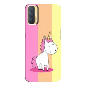 Чехол Unicorn на Oppo A33 (Радужный Единорог)