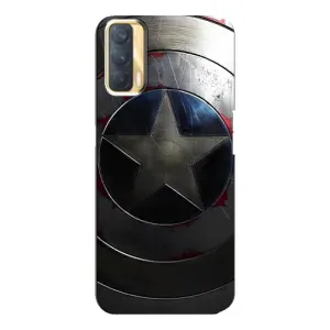 Чохол с Щітом Капітана Америки на Oppo A33 (Ретро Щит Капітана)