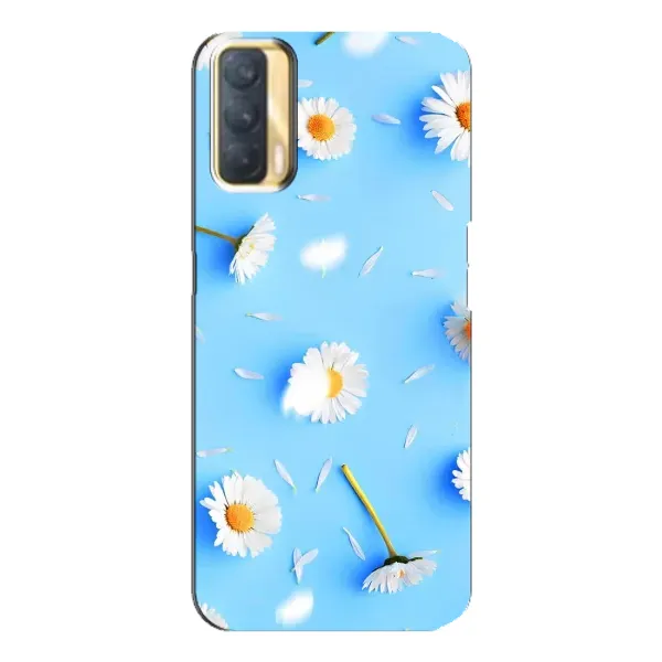Чехол с рисунком «ромашки на голубом» для OPPO A33