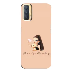 Силиконовый Чехол на Oppo A33 с картинкой Стильных Девушек (С собакой)