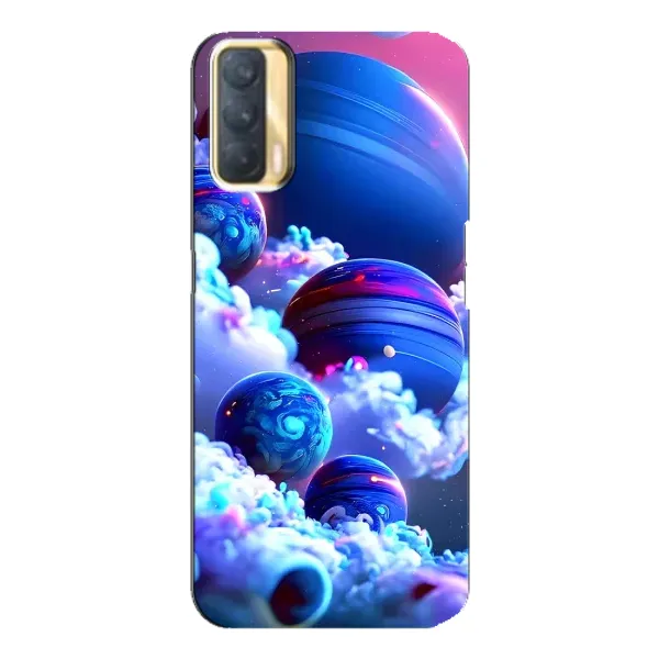 Чехол с рисунком «Синие планеты» для OPPO A33 Чехол с рисунком «Синие планеты» для OPPO A33