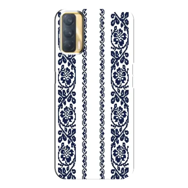 Чехол с рисунком «Синяя вышиванка» для OPPO A33 Чехол с рисунком «Синяя вышиванка» для OPPO A33
