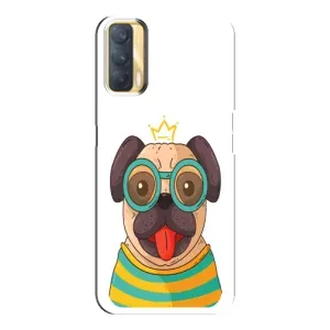 Бампер для Oppo A33 с картинкой "Песики" (Собака Король)