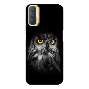 Чехлы с принтом СОВЫ для Oppo A33 (Сова на чёрном)