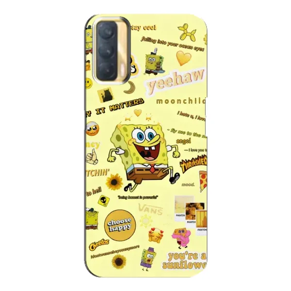 Чехол с рисунком «Спанч Боб бежит» для OPPO A33