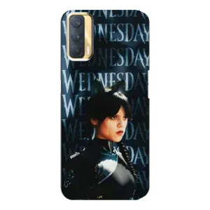 Чохол з картинкою Венсдей на Oppo A33 (Вендсдей з ушками)