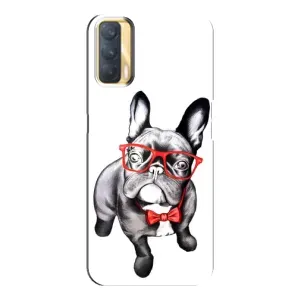 Бампер для Oppo A33 с картинкой "Песики" (В очках)