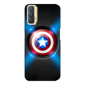 Чохол с Щітом Капітана Америки на Oppo A33 (Яскраий Щит Капітана)