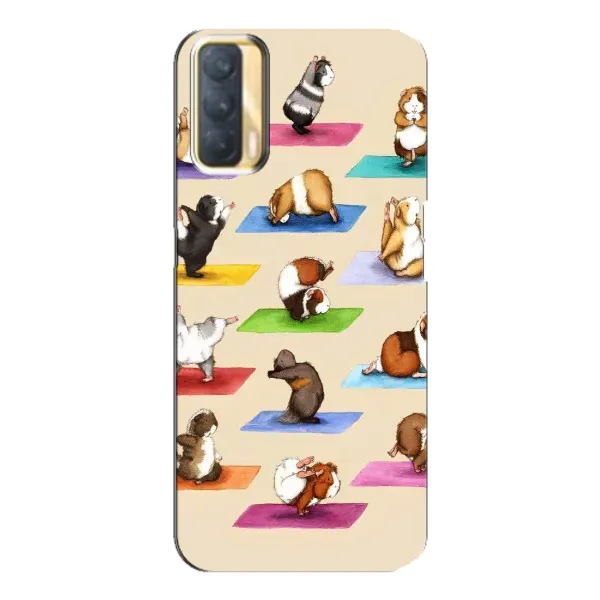 Чехол с рисунком «Ёга свинок» для OPPO A33 Чехол с рисунком «Ёга свинок» для OPPO A33