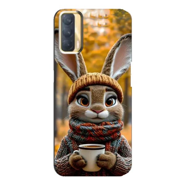 Чехол с рисунком «Зайчик с кофе» для OPPO A33 Чехол с рисунком «Зайчик с кофе» для OPPO A33