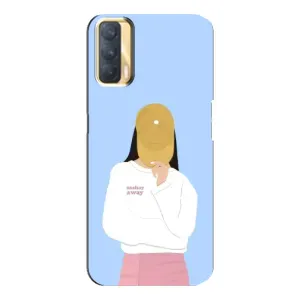 Силиконовый Чехол на Oppo A33 с картинкой Стильных Девушек (Желтая кепка)