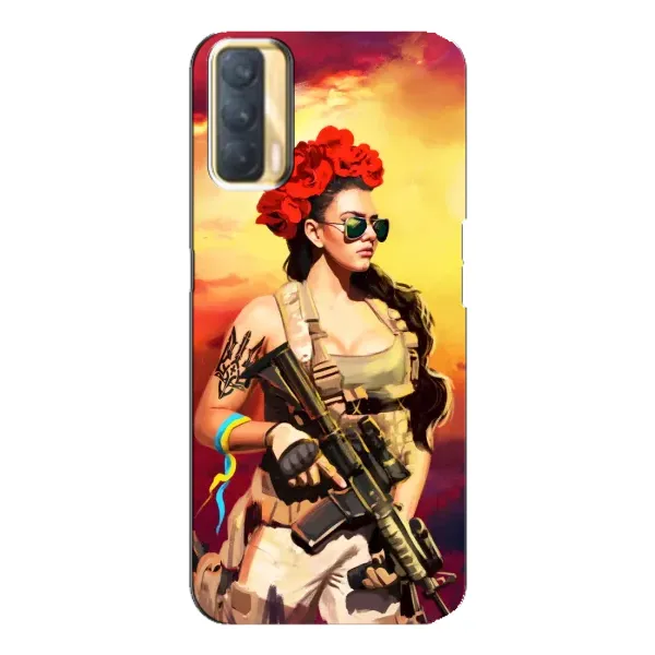 Чехол с рисунком «Женщина солдат» для OPPO A33
