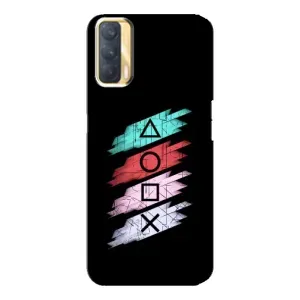 Чехол с рисунком «Значки Sony» для OPPO A33