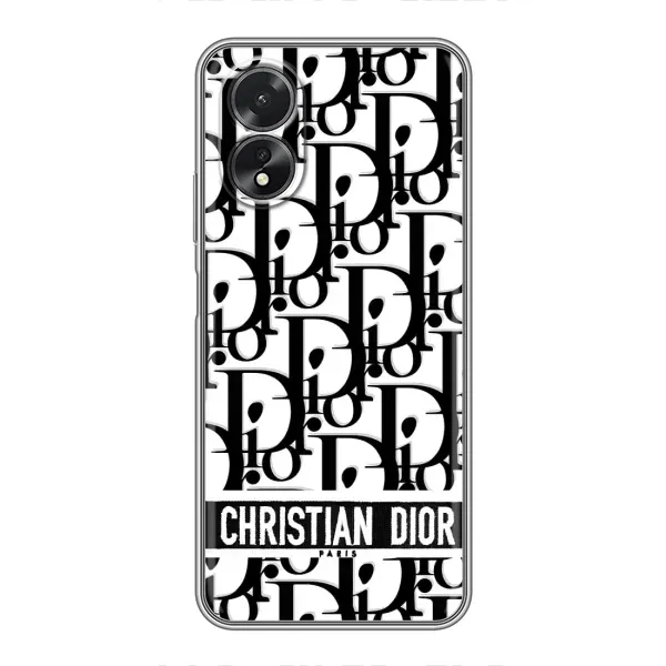 Чехол с рисунком «Christian Dior» для OPPO A38