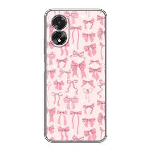Чохол банти для Oppo A38 (Фон бантики)