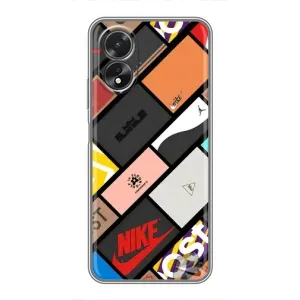 Чехол с рисунком «Коробки» для OPPO A38