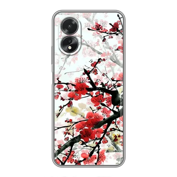 Чехол с рисунком «Красивая Сакура» для OPPO A38 Чехол с рисунком «Красивая Сакура» для OPPO A38