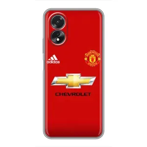 Силіконові Чохли з принтом Футбол на Oppo A38 (Man United)