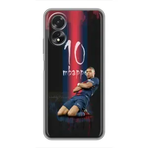 Чехол (TPU) с Футболистом на Oppo A38 (MBAPPE 10)