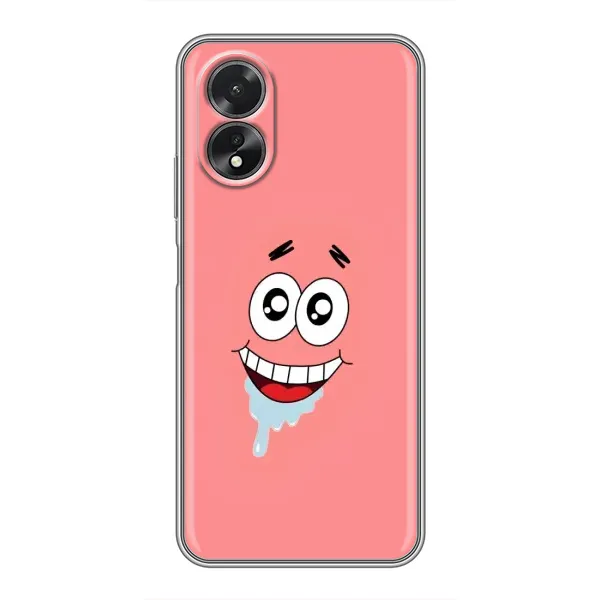Чехол с рисунком «Мордочка Патрика» для OPPO A38