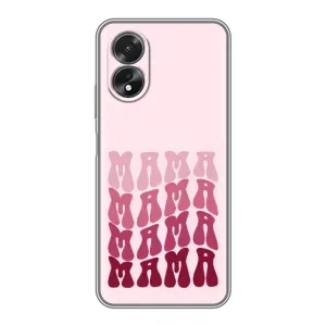 Чехлы на день мамы для Оппо А38 (Надпись мама)