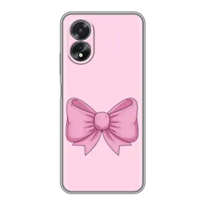 Чохол банти для Oppo A38 (Рожевий бантик)