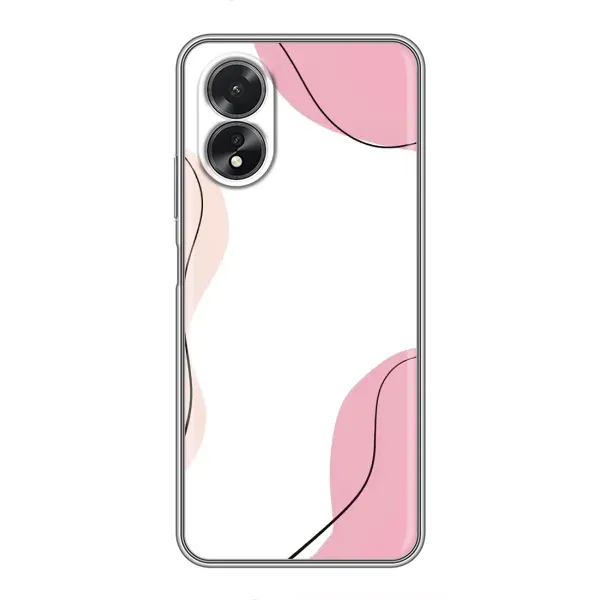 Чехол с рисунком «Розовый фон» для OPPO A38 Чехол с рисунком «Розовый фон» для OPPO A38