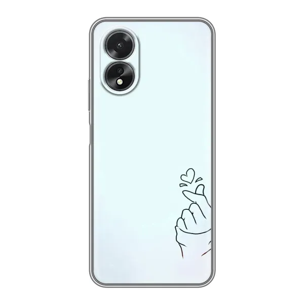 Чехол с рисунком «Сердце на голубом» для OPPO A38 Чехол с рисунком «Сердце на голубом» для OPPO A38