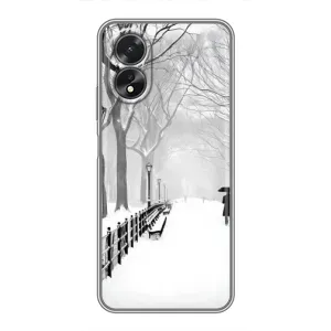 Чехлы на Новый Год Oppo A38 (Снегом замело)