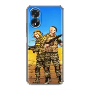 Фото - Чехлы с принтом (Воины ЗСУ) для  Oppo A38
