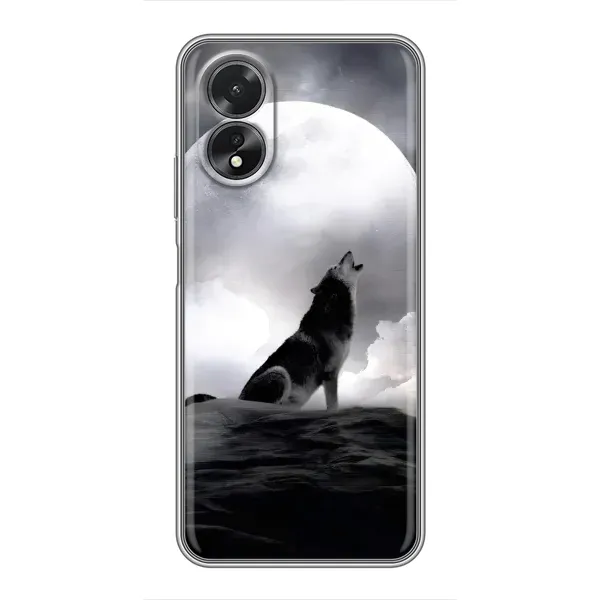 Чехол с рисунком «Волк и луна» для OPPO A38 Чехол с рисунком «Волк и луна» для OPPO A38