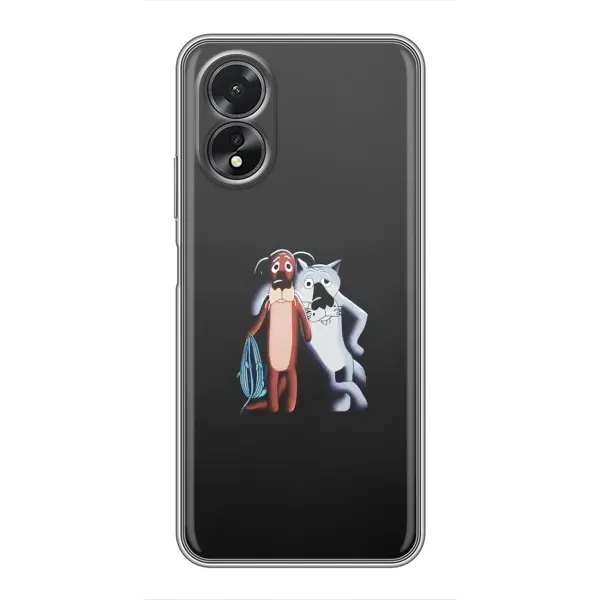 Чехол с рисунком «Шо, опять» для OPPO A38