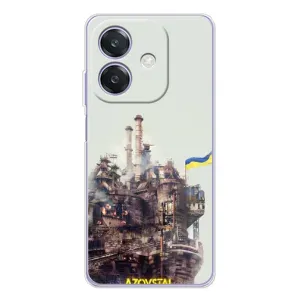 Чехлы на военную тематику для OPPO A3x (Азовсталь)