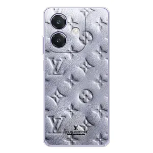 Текстурный Чехол Louis Vuitton для Оппо А3х (Белый ЛВ)