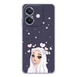 Чохол Стильні дівчата на OPPO A3x (Дівчина та серця)