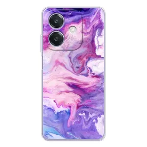 Чохли з тематикою "Мрамор" на Оппо А3х (Фіолетовий мрамор)