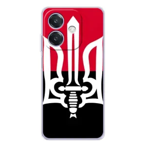 Чехлы УПА (Красно-Чёрный) на OPPO A3x (Герб Украины)