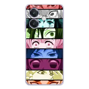 Силиконовые чехлы с глазами Anime для Оппо А3х (Глаза Хашира)