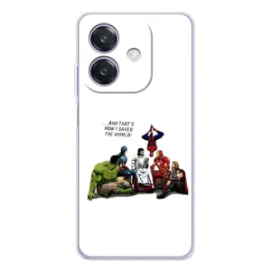 Чехлы для OPPO A3x (Для Христиан) (Иисус супергерой)