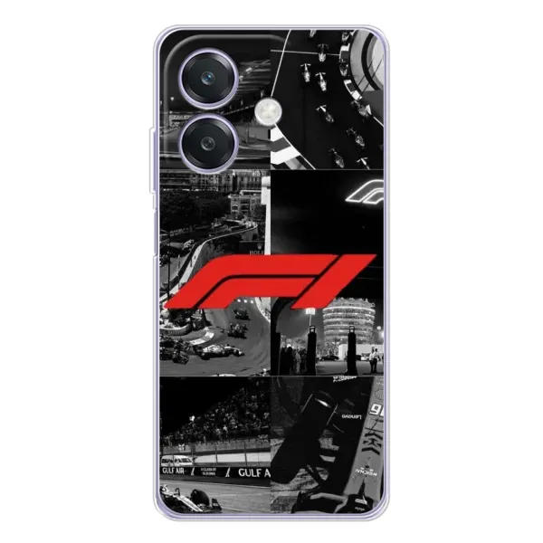 Чехол с рисунком «Коллаж Формула 1» для OPPO A3x Чехол с рисунком «Коллаж Формула 1» для OPPO A3x