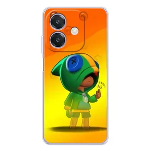 Чохол Бравл Старс для OPPO A3x (LEON в кофті)