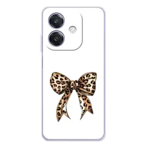Чохол банти для OPPO A3x (Леопардовий бант)