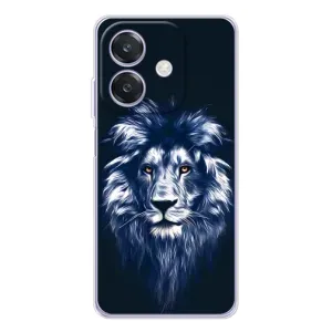 Чохол з картинкою на OPPO A3x (Лев – синій)
